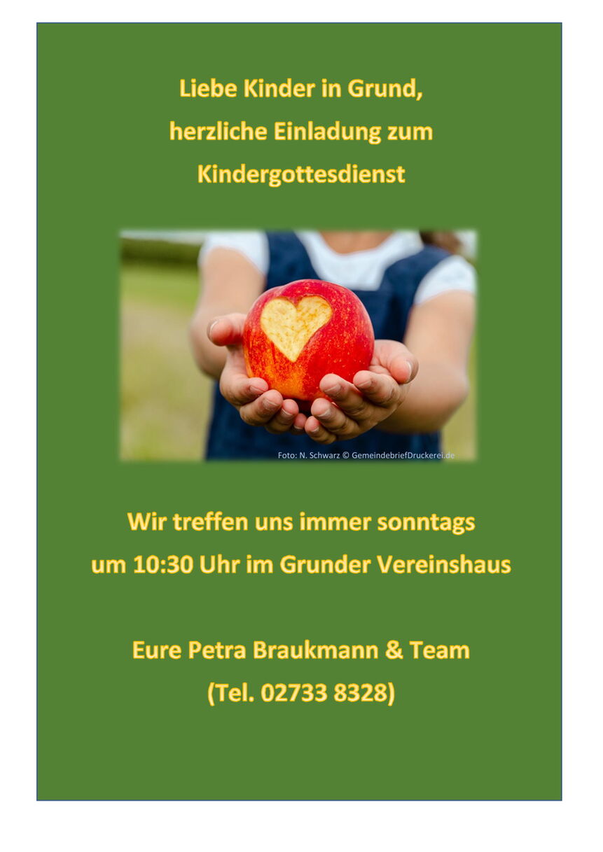 Kindergottesdienst Grund