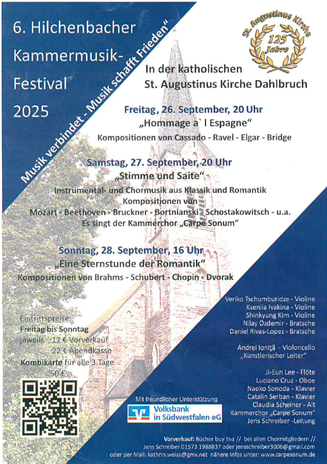 6. Internationales Kammermusikfestival Hilchenbach