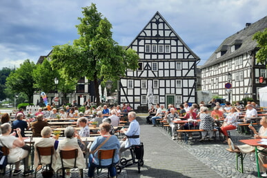 Sommeranfang auf dem Marktplatz