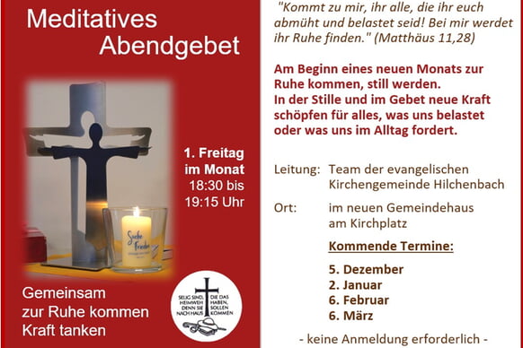 Meditatives Abendgebet